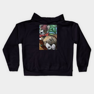 Corgi love Kids Hoodie